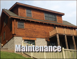  Roanoke, Virginia Log Home Maintenance